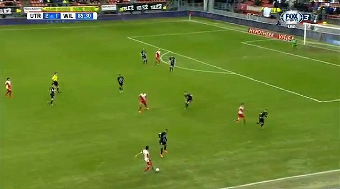 Ruud Boymans Goal - Utrecht 2 - 1 Willem II - 21-02-2016