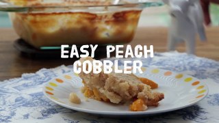 Peach Recipes - How to Make Easy Peach Cobbler