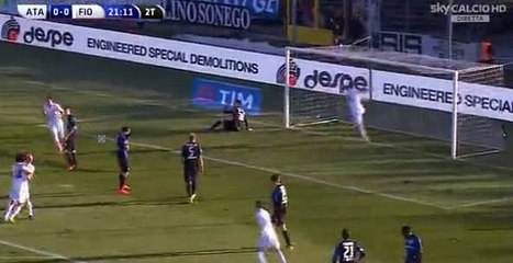 Mathias Fernandez 0:1 | Atalanta Bergamo vs AC Fiorentina 21.02.2016 HD