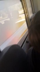 Klein Oak bus almost hit by train