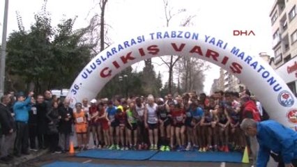 Trabzon Yarı Maratonuna Etiyopyalılar Damgasını Vurdu