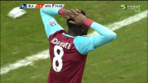 Cheikhou Kouyaté Red Card - Blackburn Rovers 1-3 West Ham United 21.02.2016