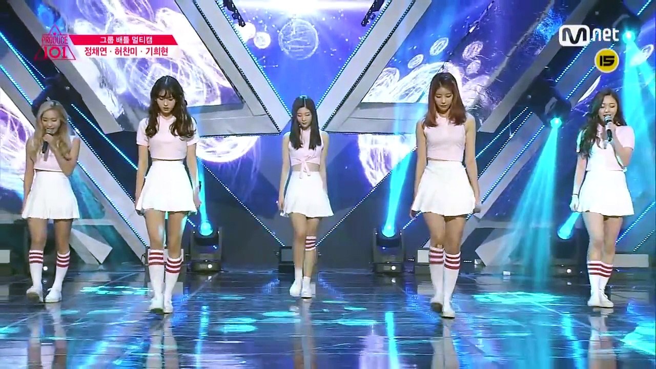 Produce 101 [풀버전] 101 어벤져스 - 2조 소녀시대 ♬다시 만난 세계 160212 EP.4