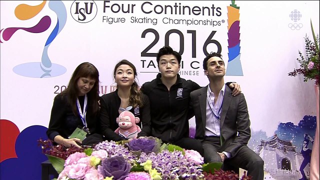 Maia SHIBUTANI / Alex SHIBUTANI - Kiss and cry - ISU Four Continents Championships 2016