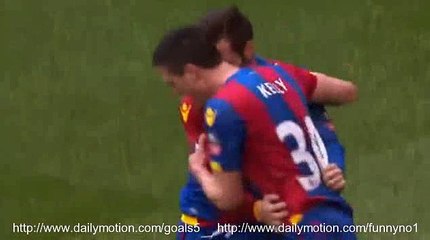 Martin Kelly Goal Tottenham 0 - 1 Crystal Palace FA Cup 21-2-2016