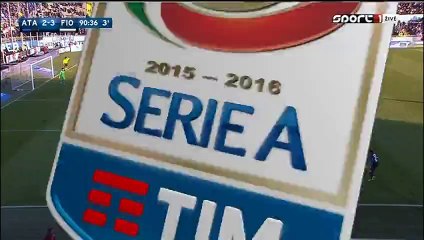 Pinilla Goal HD - Atalanta Bergamo 2-3 Fiorentina Serie A 21.02.2016
