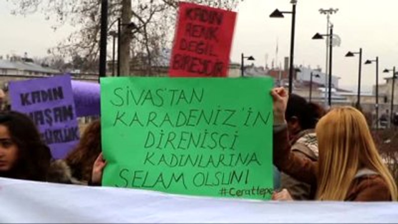 Pembe Taksi" Protestosu