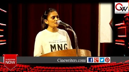 Director SudhaKongara's speech at 3rd Chennai International Short Film Festival (FULL HD)
