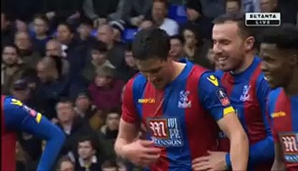 0-1 Martin Kelly - Tottenham 0-1 Crystal Palace 21 02 2016 FA Cup