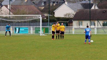 21/02/2016 : Coup Franc de Jérémy Contre FC Bazougers.