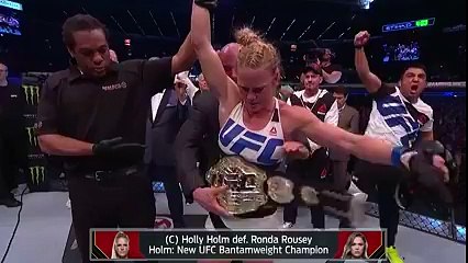 Ronda Rousey is finally speaking about her epic loss to Holly Holm.
