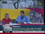Pdte. Maduro: El precio del diesel en Venezuela se mantendrá