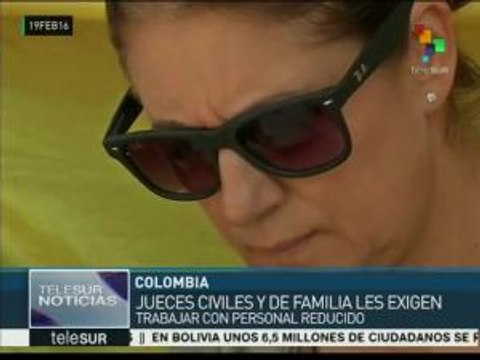 Colombia: trabajadores judiciales exigen mejoras laborales