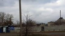 Донецк сегодня работает ГРАД ополчения / Donetsk today volley MLRS BM-21 Grad