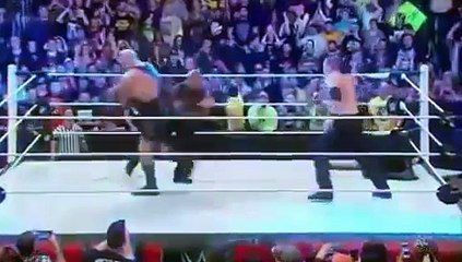 WWE Royal Rumble 2016 The Rock Returns 2015  to save Roman Reigns