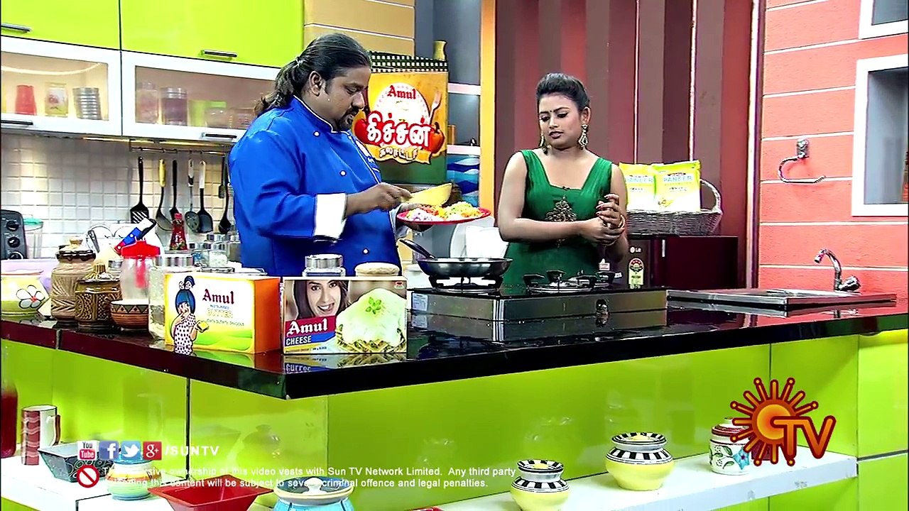 Kitchen Galatta | Samai Egg Fried Rice | Dt 17-02-16 | Sun TV
