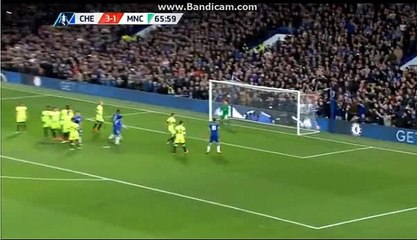 4-1 Eden Hazard super free-kick goal - CHelsea vs Man City