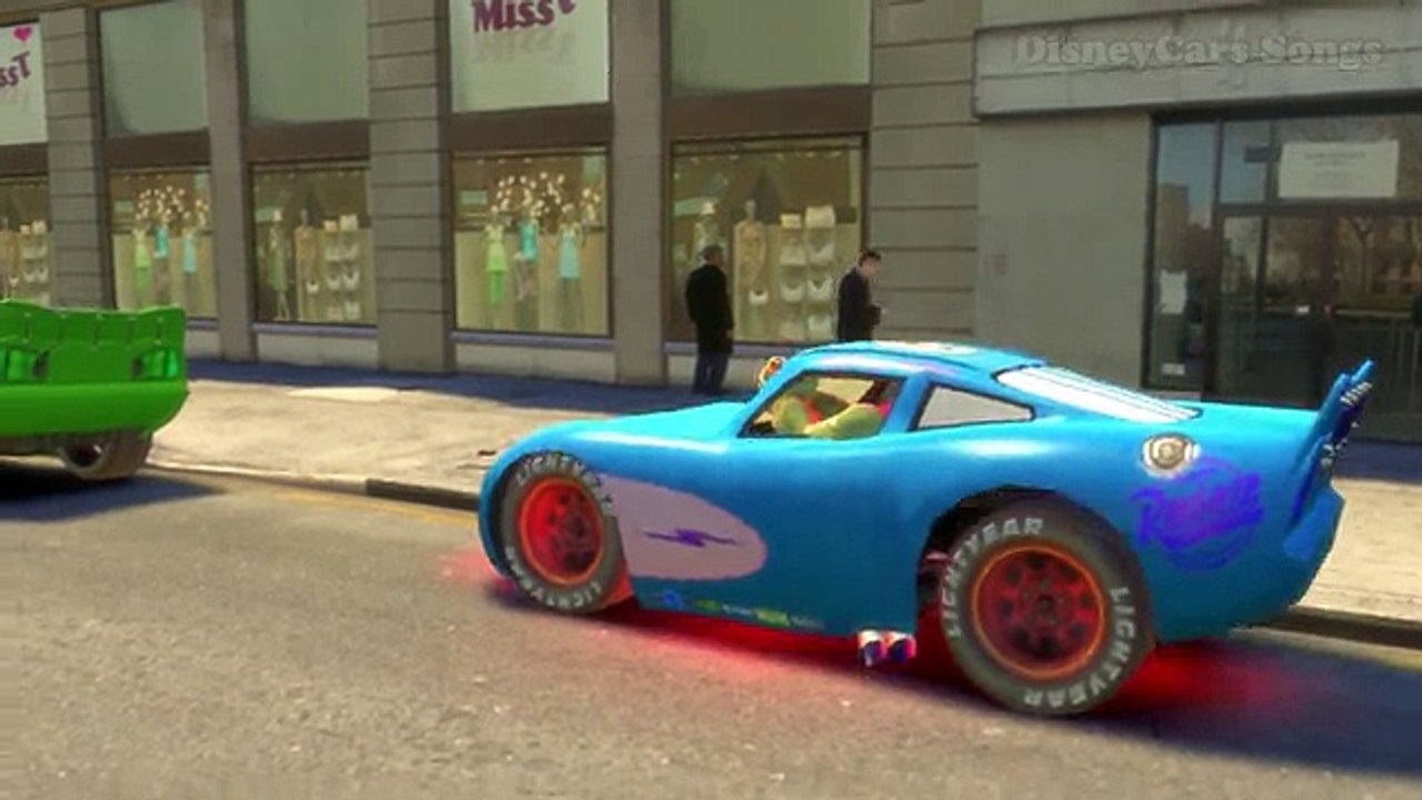 Ironman with Cars Custom Lightning McQueen Green FUN! Avengers Hulk & Nursery Rhymes for Children