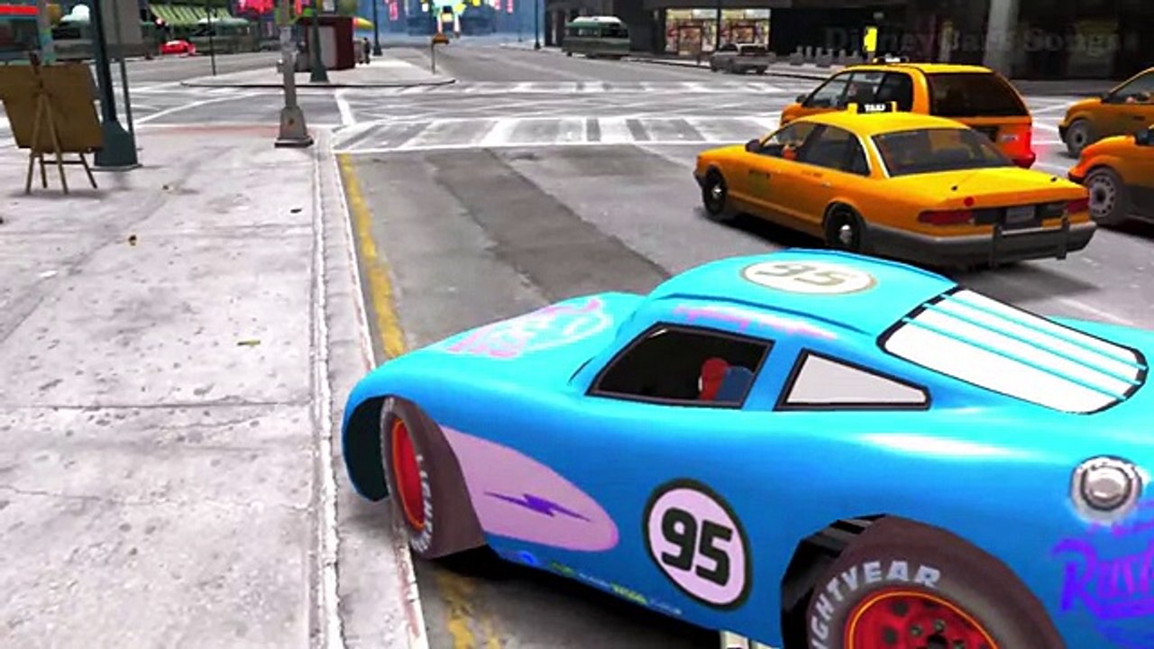 Spiderman Disney Pixar Fun Lightning McQueen Cars Super Hero Nursery Rhymes