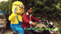 Bullet Riding Cartoon Character Minion | Amy Events