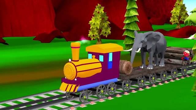 Finger Family Rhymes Crocodile Elephant Dinosaurs Cartoons | Finger Family Children Nursery Rhymes