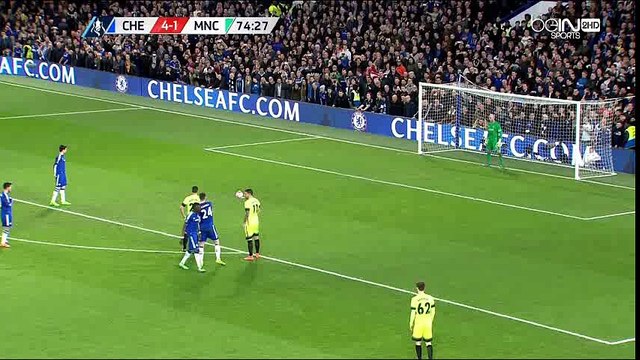 Oscar (Penalty missed) HD - Chelsea 4-1 Manchester City - 21-02-2016