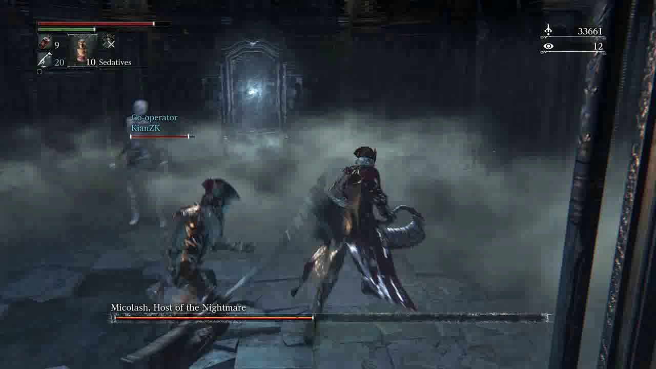 Bloodborne Micolash Boss Gameplay 2