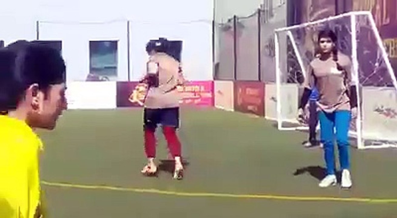 Nadia Bhatti hit football and amazing goal