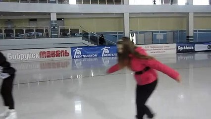 Катание на коньках. Минск-Арена 01.10.2012