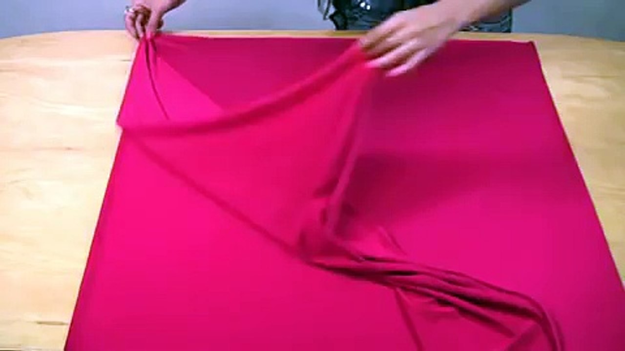 Платье за 30 секунд (Create A Sleeveless Draped Cardigan In 30 Seconds)