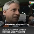Bolivian Vice President: This is an Historic Day