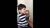 2 Years OLD KID replies to the song 