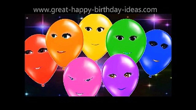 Singing Happy Birthday Balloons.