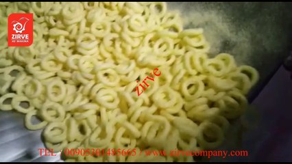 خط انتاج حلقات الشيبس المقرمشة من الذرة المطحونة 200كغ في الساعة - 2016