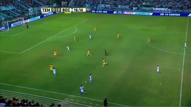 Lo tuvo Marcos Figueroa. Temperley 0 - Boca 0. Fecha 1. Primera División 2016.
