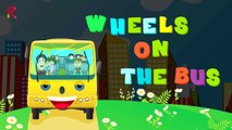 Wheels On The Bus Nursery Rhyme - Wheels on the bus song - Wheels on the bus go round and roud