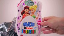 [OEUF] Kinder Surprise Maxi Disney Fairies de Pâques - Unboxing easter egg Maxi Kinder Su