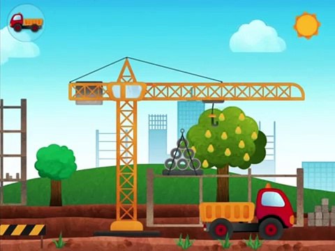 Машинки Дорожно-строительная техника Машины для детей Мультики про машинки