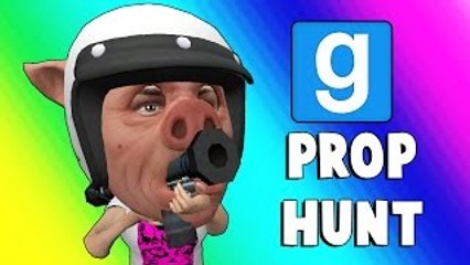 Gmod Prop Hunt Funny Moments - Sneaky Office Pig (Garry's Mod)