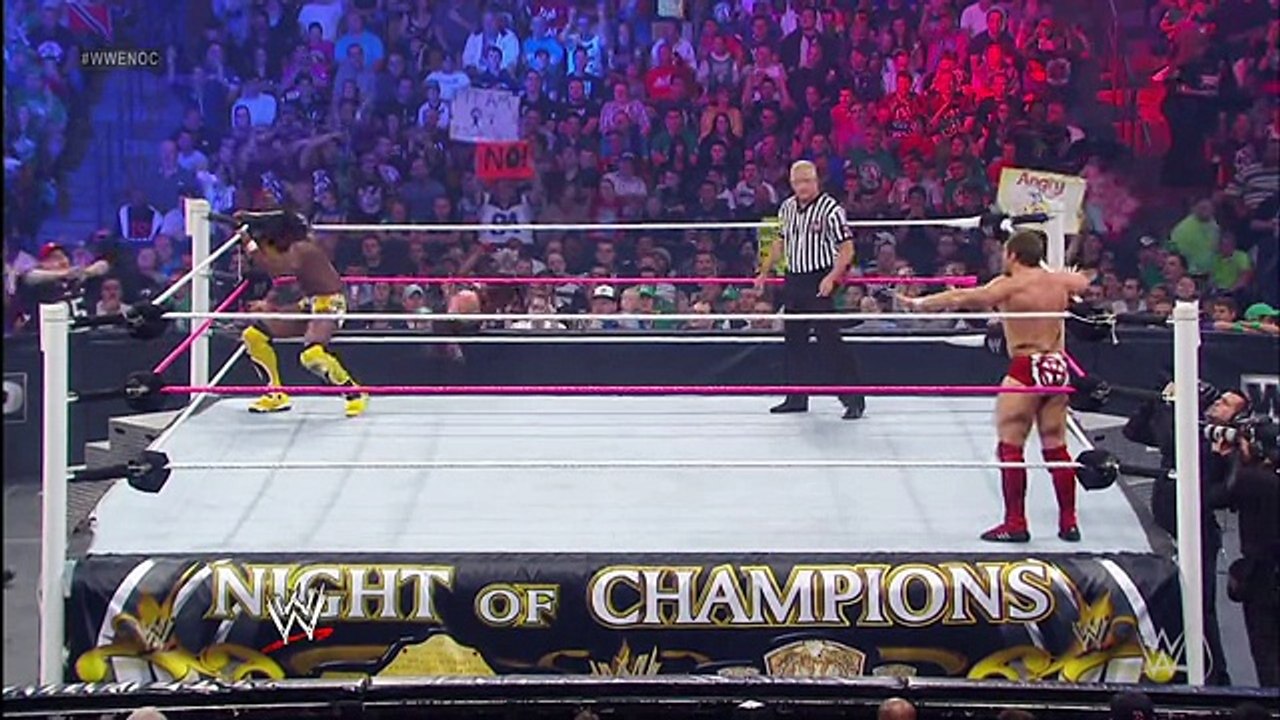 Team Hell No wins the WWE Tag Team Championships- Night of Champ