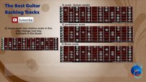 Blues exercise style Eric Clapton in G Guitar Backing Track with scales