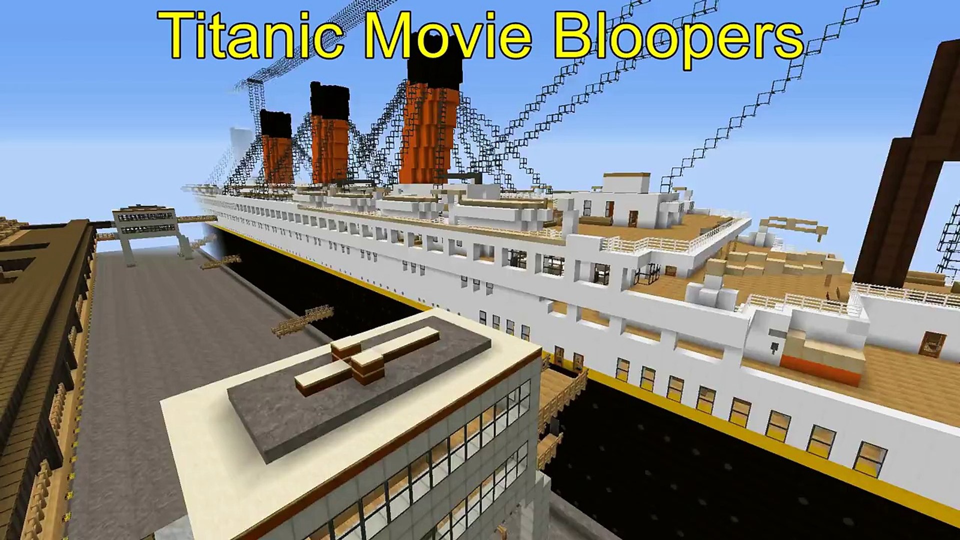 Minecraft: TITANIC MOVIE - BLOOPERS! - Custom Roleplay - video Dailymotion