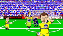 Chelsea vs PSG - 2014/2015 Highlights (Football Flashback UEFA Champions League Parody Cartoon)