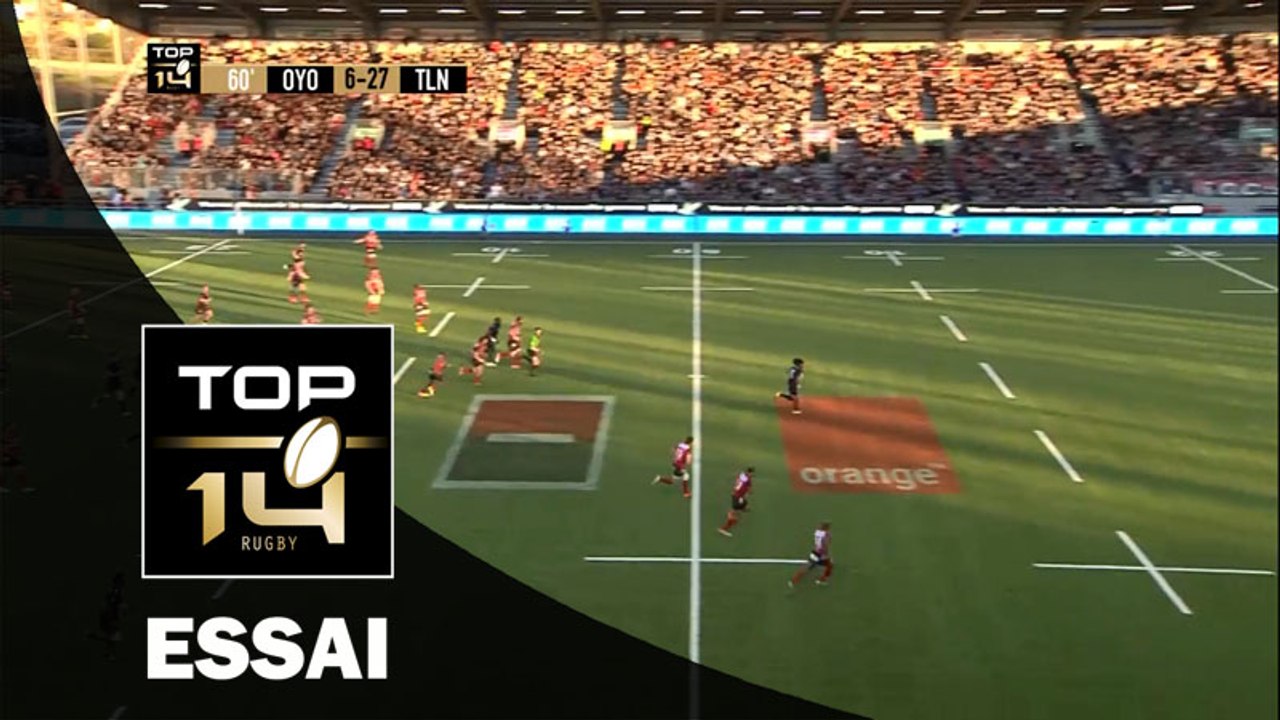 TOP 14 – Oyonnax - Toulon : 13-44 Essai Ma'a NONU (TLN) – J15 – saison 2015-2016