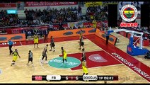 Fenerbahçe - Darüşşafaka Doğuş FIAT Türkiye Kupası Final maçı |  1. YARI | 67-65 | 21.02.2016