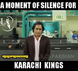 Rameez Raja making fun of Karachi Kings..