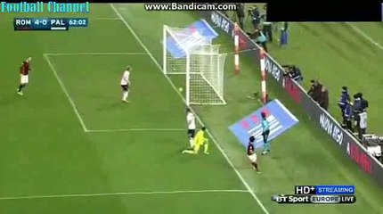 4-0 Mohamed Salah - AS Roma - Palermo 21.02.2016 HD