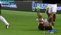 Horror Foul on Seydou Keita | AS Roma - Palermo 21.02.2016 HD