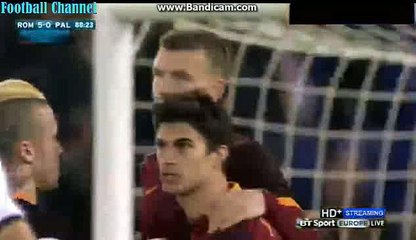 5-0 Edin Džeko - AS Roma - Palermo 21.02.2016 HD