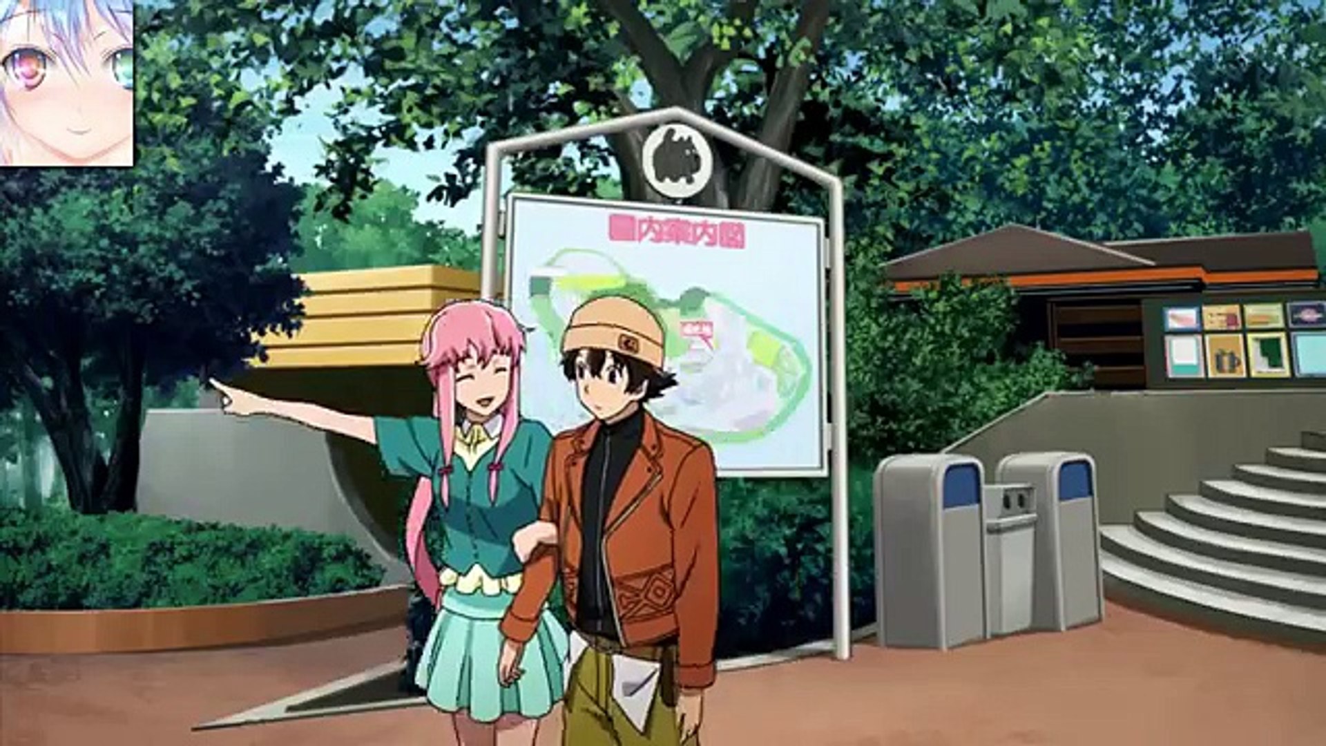 Аниме приколы Mirai Nikki(под музыку) 1#